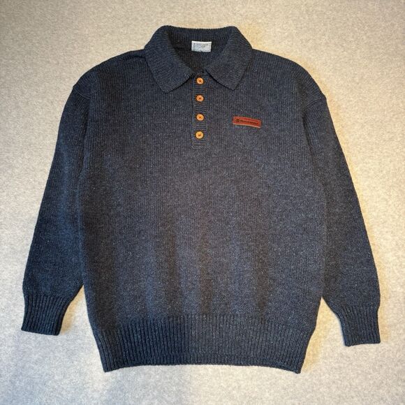 Norsewear 100% Wool Sweater Men XL Blue New Zealand Jumper Pullover Knitwear - Picture 1 of 11